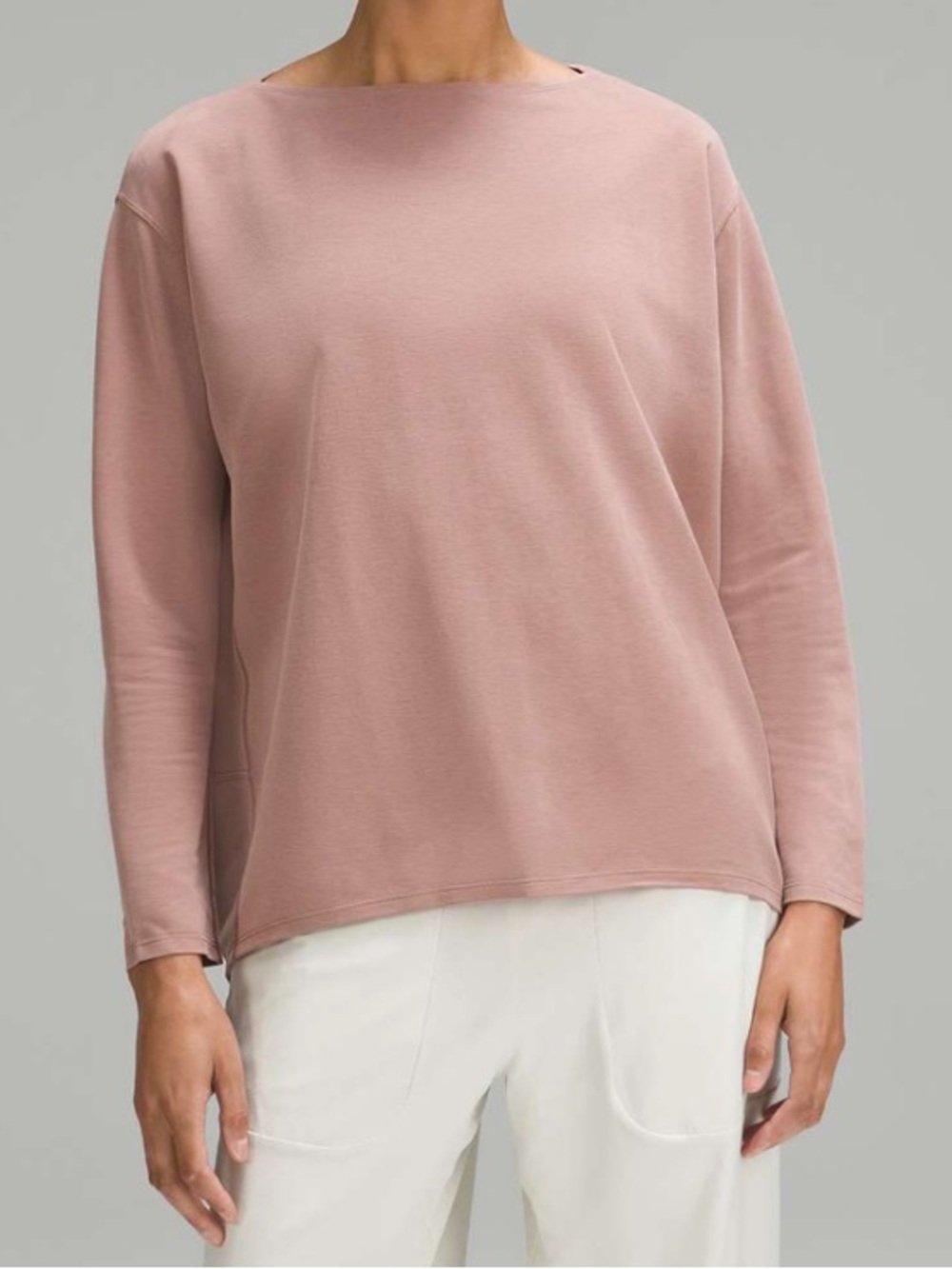 Lululemon Back in Action Long-Sleeve Shirt *Pique in Twilight Rose GUC